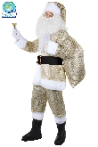 BABBO NATALE ADULTO BROCCATO ORO